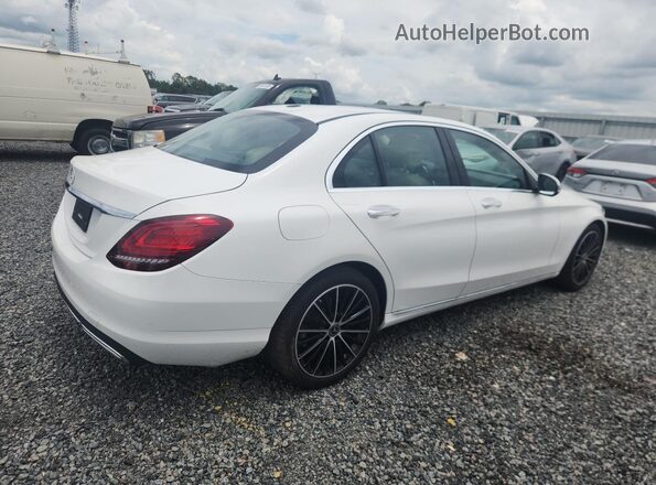W1KWF8DB9MR638628 2021 MERCEDES-BENZ C Белый Задняя правая четверть
