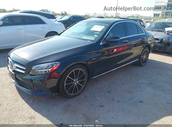 W1KWF8DBXMR625869 2021 MERCEDES-BENZ C-CLASS Черный Передняя левая четверть