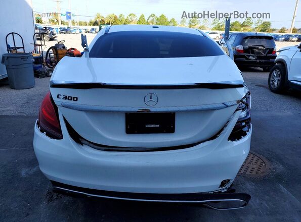 W1KWF8DBXMR653526 2021 MERCEDES-BENZ C White Հետևի տեսք