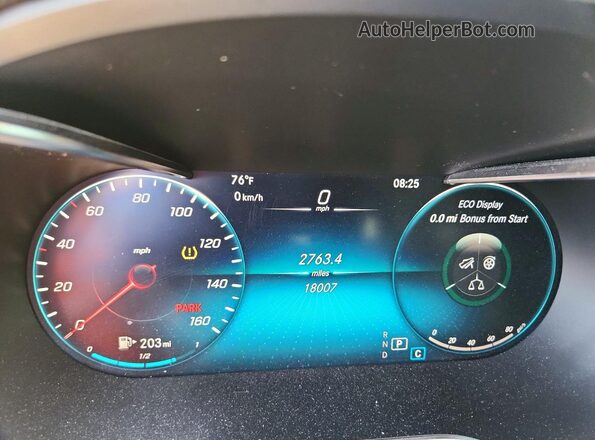 W1KWF8EB0MR609470 2021 MERCEDES-BENZ C Black Vista del cuadro de instrumentos