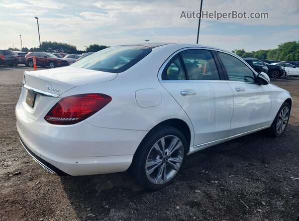 W1KWF8EB0MR652660 2021 MERCEDES-BENZ C White Trasero derecho