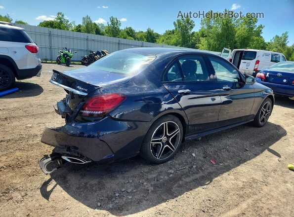 W1KWF8EB1LR592550 2020 MERCEDES-BENZ C Blue Задня права чверть