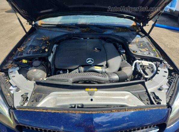 W1KWF8EB1LR592550 2020 MERCEDES-BENZ C Blue Вид задньої частини салону