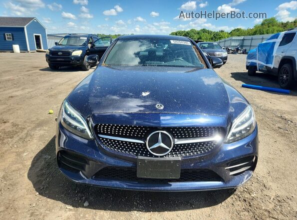 W1KWF8EB1LR592550 2020 MERCEDES-BENZ C Blue Вид спереду