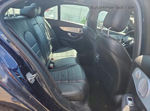 W1KWF8EB1LR592550 2020 MERCEDES-BENZ C Blue Вид задніх сидінь