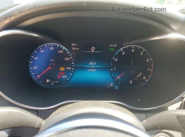 W1KWF8EB1MR611289 2021 MERCEDES-BENZ C Black Vista del cuadro de instrumentos