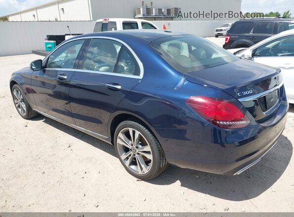 W1KWF8EB4MR645212 2021 MERCEDES-BENZ C-CLASS Blue Հետևի ձախ