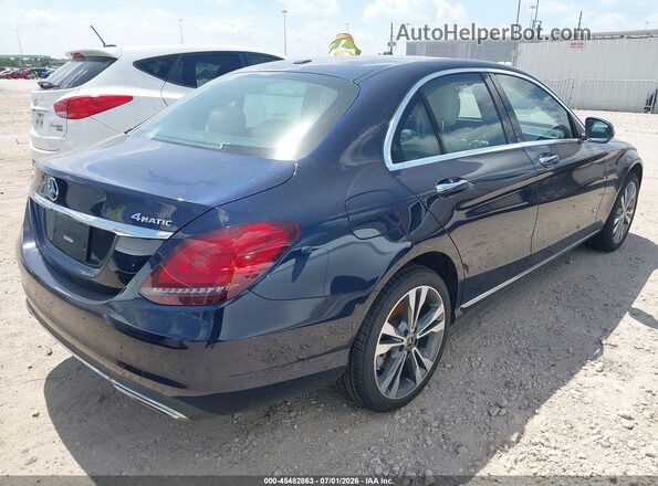 W1KWF8EB4MR645212 2021 MERCEDES-BENZ C-CLASS Blue Հետևի աջ