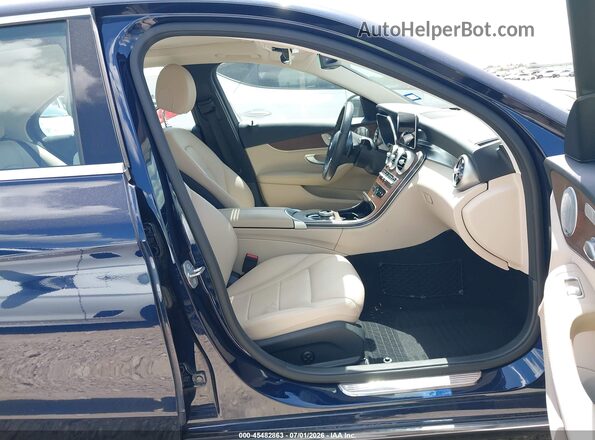 W1KWF8EB4MR645212 2021 MERCEDES-BENZ C-CLASS Blue Սալոնի դիմացի տեսք