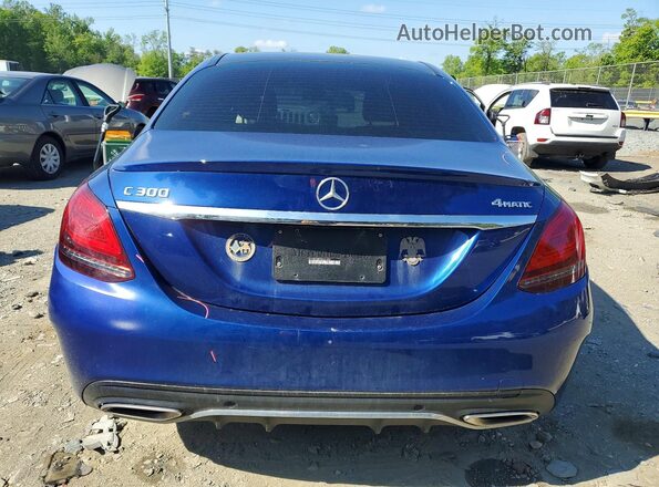 W1KWF8EB5MR621839 2021 MERCEDES-BENZ C Синий Вид сзади