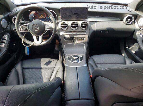 W1KWF8EB5MR621839 2021 MERCEDES-BENZ C Синий Вид панели приборов