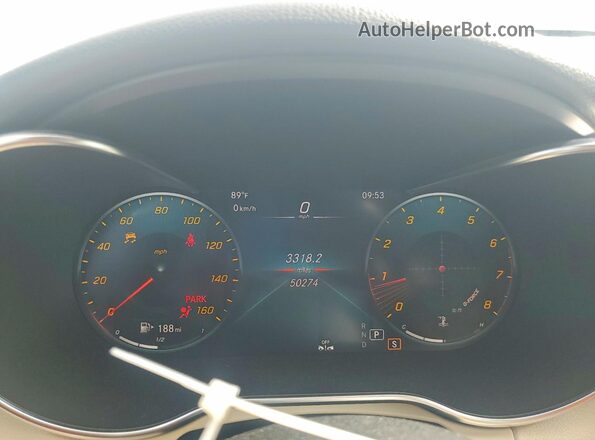 W1KWF8EB6MR611224 2021 MERCEDES-BENZ C Белый Вид щитка приборов