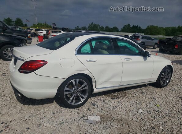 W1KWF8EB6MR611224 2021 MERCEDES-BENZ C Белый Задняя правая четверть