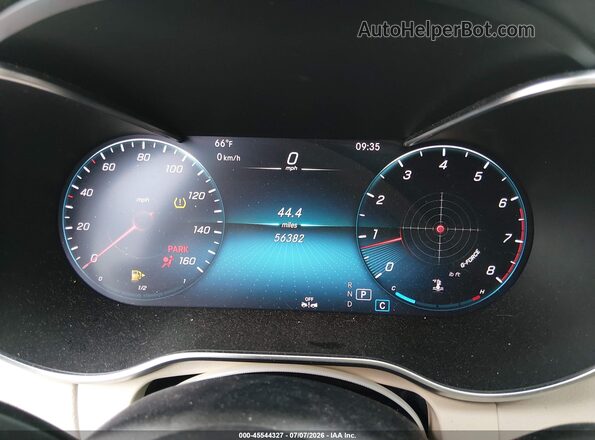 W1KWF8EB8MR622421 2021 MERCEDES-BENZ C-CLASS White Հետևի նստատեղերի տեսք