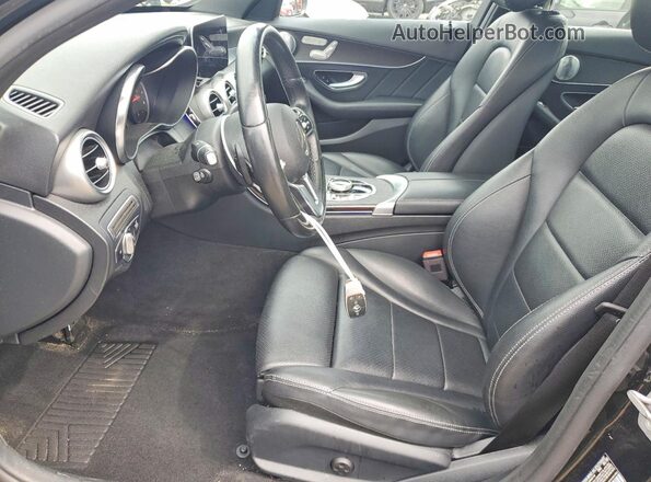 W1KWF8EB9LR578279 2020 MERCEDES-BENZ C Black წინა სალონის ხედი