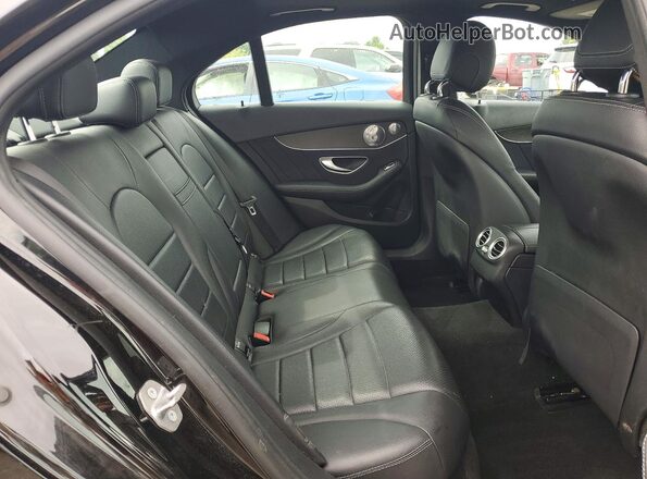 W1KWF8EB9LR578279 2020 MERCEDES-BENZ C Black უკანა სავარძლების ხედი