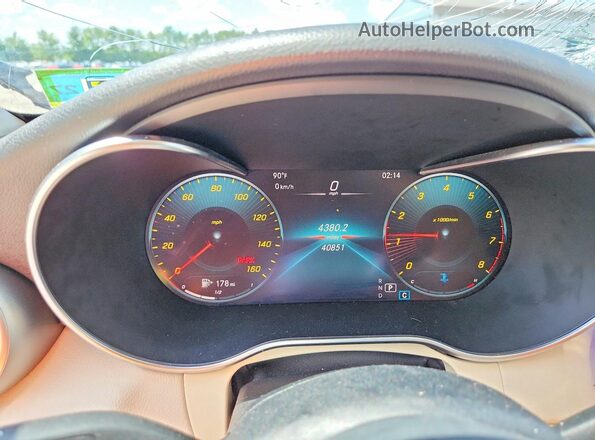W1KWF8EB9LR597561 2020 MERCEDES-BENZ C Black Widok zestawu wskaźników