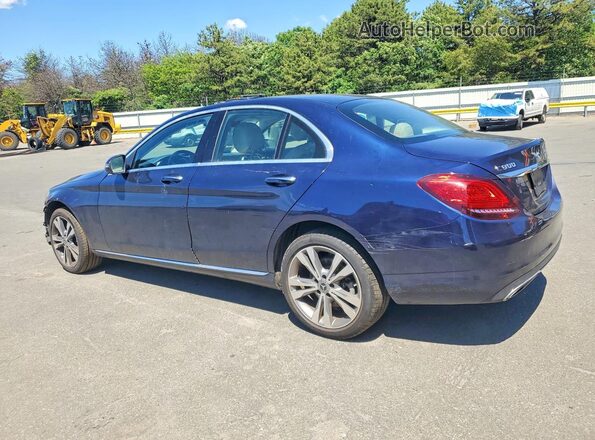 W1KWF8EB9MR634187 2021 MERCEDES-BENZ C Blue Trasero izquierdo