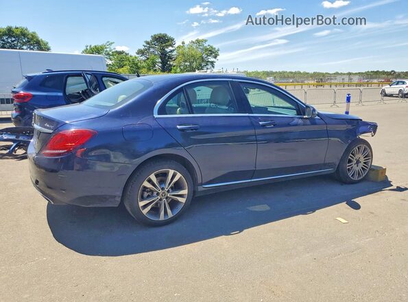 W1KWF8EB9MR634187 2021 MERCEDES-BENZ C Blue Trasero derecho