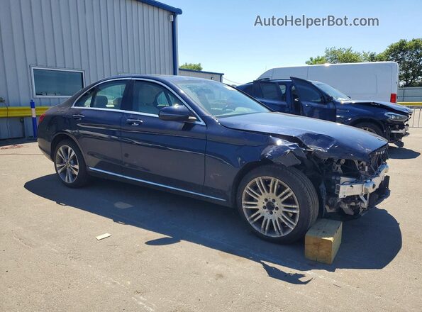 W1KWF8EB9MR634187 2021 MERCEDES-BENZ C Blue Delantero derecho