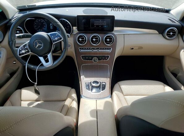W1KWF8EB9MR635999 2021 MERCEDES-BENZ C White წინა პანელის ხედი