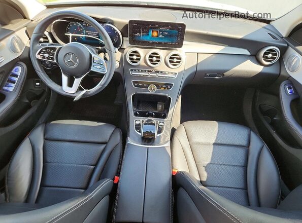 W1KWF8EBXMR608102 2021 MERCEDES-BENZ C White წინა პანელის ხედი