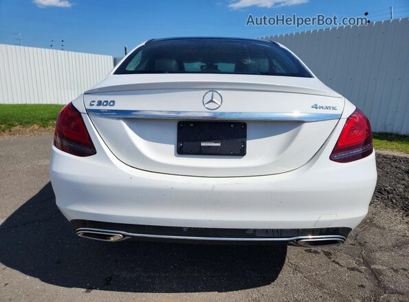 W1KWF8EBXMR608102 2021 MERCEDES-BENZ C White უკანა ხედი