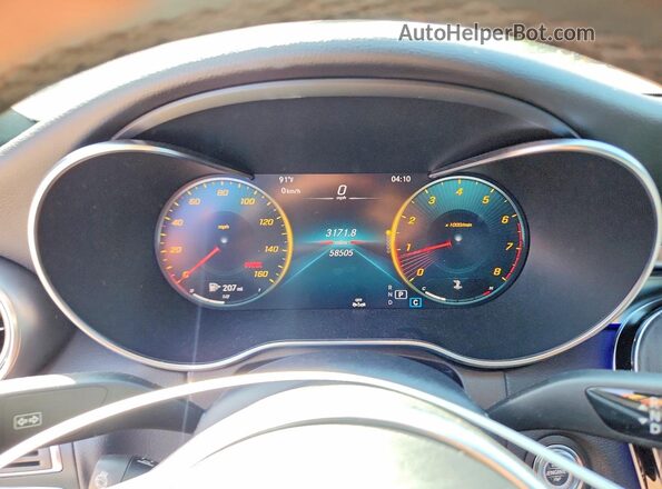 W1KWF8EBXMR620153 2021 MERCEDES-BENZ C Black Вид щитка приладів