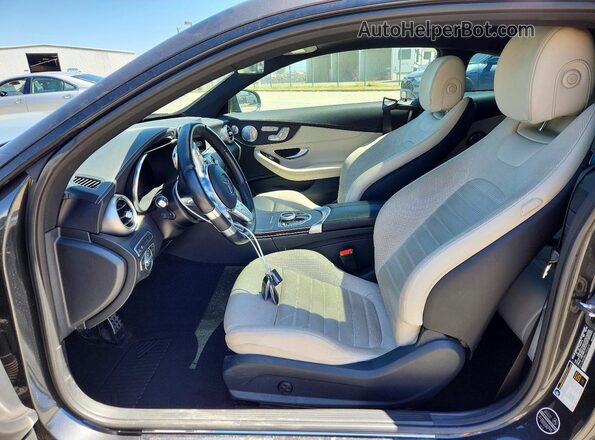W1KWJ6EB6LF992074 2020 MERCEDES-BENZ C Black Front interior view