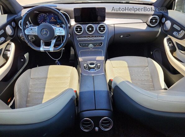 W1KWJ6EB6LF992074 2020 MERCEDES-BENZ C Black Dashboard view