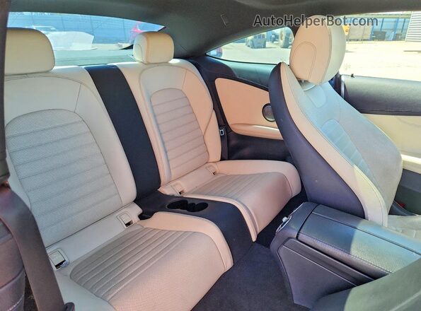 W1KWJ6EB6LF992074 2020 MERCEDES-BENZ C Black Rear seats view