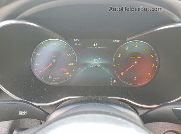 W1KWJ8DB6MG058554 2021 MERCEDES-BENZ C Black Widok zestawu wskaźników