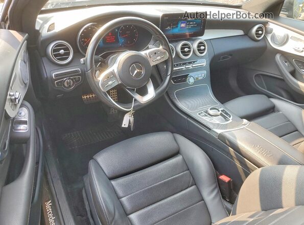 W1KWJ8EB7MG090668 2021 MERCEDES-BENZ C Charcoal Widok deski rozdzielczej
