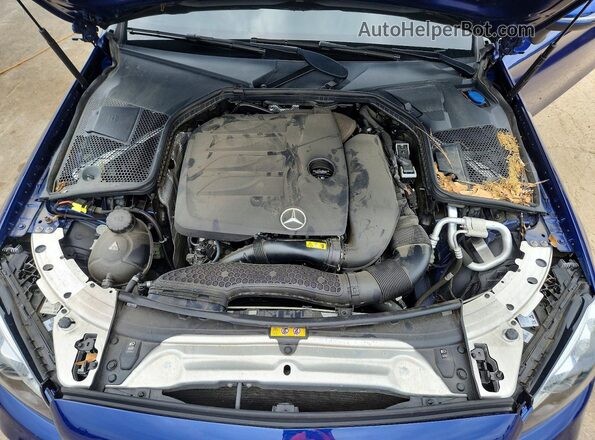 W1KWJ8EB8MG089237 2021 MERCEDES-BENZ C Синий Вид задней части салона