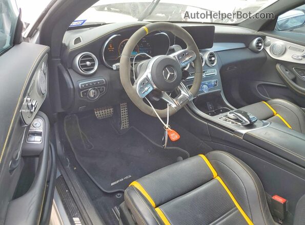 W1KWJ8HB8MG054502 2021 MERCEDES-BENZ C Серебряный Вид панели приборов