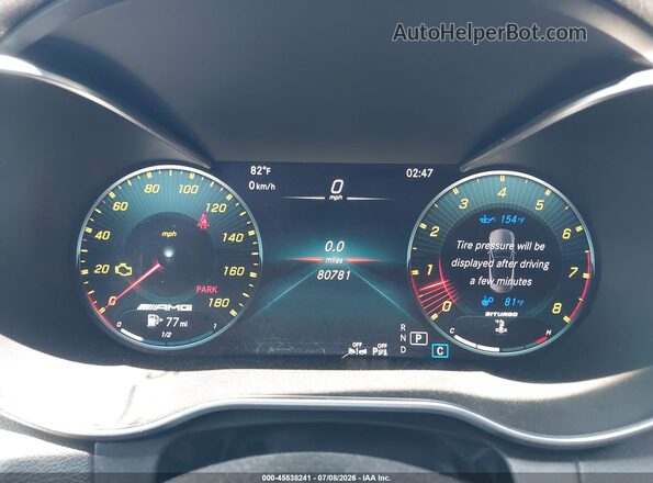 W1KWK6EB1LF988432 2020 MERCEDES-BENZ AMG C 43 Black Widok tylnych siedzeń