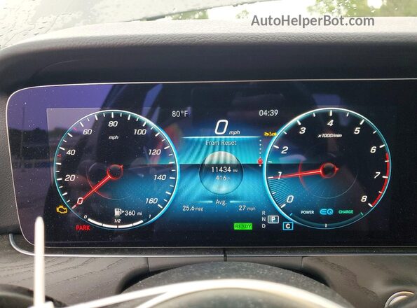 W1KZF5KB5PB185605 2023 MERCEDES-BENZ E Charcoal Vista del cuadro de instrumentos