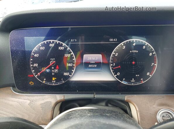 W1KZF6JB1LA804238 2020 MERCEDES-BENZ E Blue ხელსაწყოთა პანელის ხედი