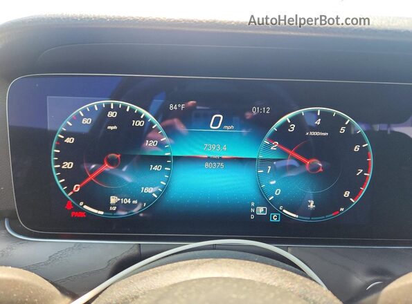 W1KZF8DB6MA950997 2021 MERCEDES-BENZ E Black Widok zestawu wskaźników