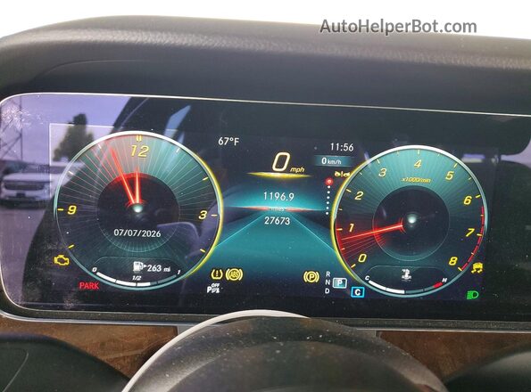W1KZF8DB6PB110653 2023 MERCEDES-BENZ E Tan Вид щитка приладів