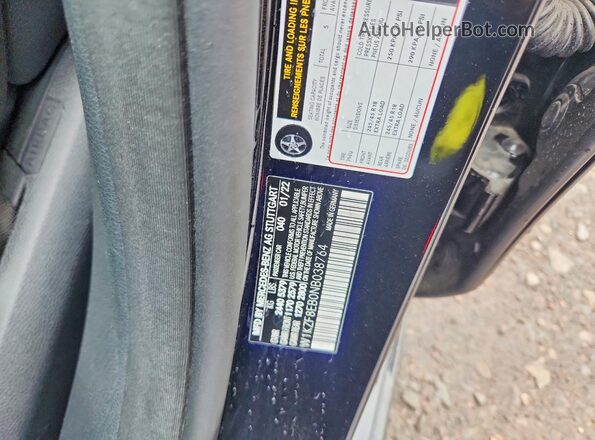 W1KZF8EB0NB038764 2022 MERCEDES-BENZ E Black Widok komory silnika