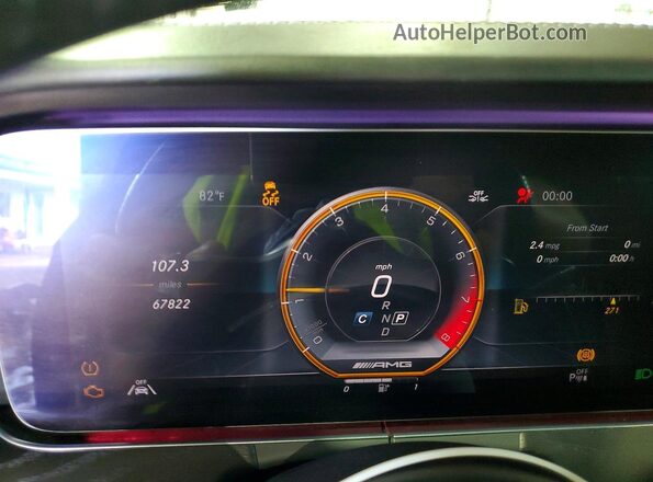 W1KZH8KB1LA816331 2020 MERCEDES-BENZ E Black Widok zestawu wskaźników