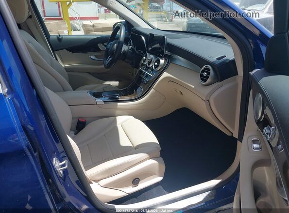 W1N0G5DB9LF776447 2020 MERCEDES-BENZ GLC 350E Blue წინა სალონის ხედი
