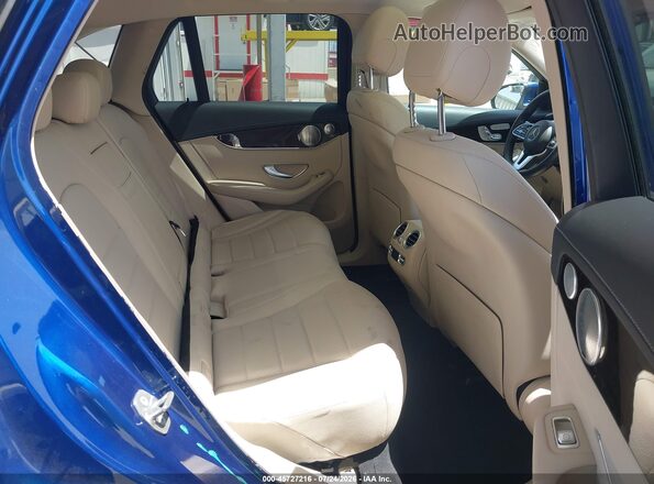 W1N0G5DB9LF776447 2020 MERCEDES-BENZ GLC 350E Blue VIN კოდის სტიკერის ხედი