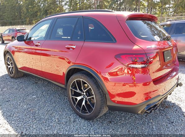 W1N0G6EBXMF885909 2021 MERCEDES-BENZ AMG GLC 43 Red Հետևի ձախ