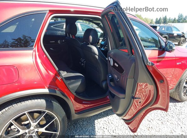 W1N0G6EBXMF885909 2021 MERCEDES-BENZ AMG GLC 43 Red VIN կոդի պիտակի տեսք