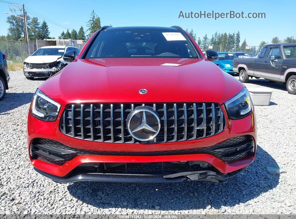 W1N0G6EBXMF885909 2021 MERCEDES-BENZ AMG GLC 43 Red Սալոնի հետևի տեսք