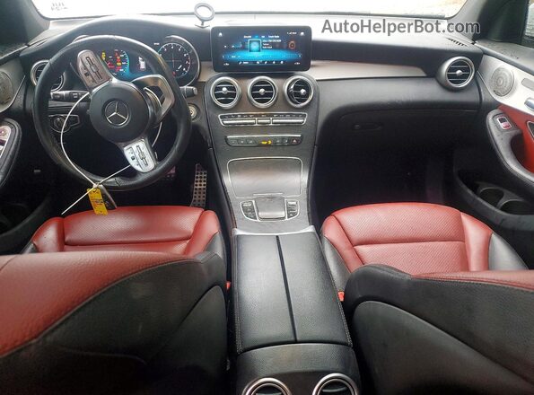 W1N0G8DB0MV323665 2021 MERCEDES-BENZ GLC-CLASS White Widok deski rozdzielczej