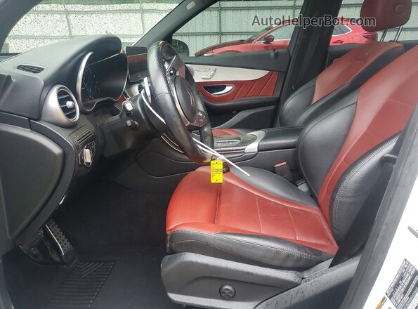 W1N0G8DB0MV323665 2021 MERCEDES-BENZ GLC-CLASS White Widok wnętrza z przodu