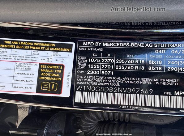 W1N0G8DB2NV397669 2022 MERCEDES-BENZ GLC 300 Black Widok komory silnika